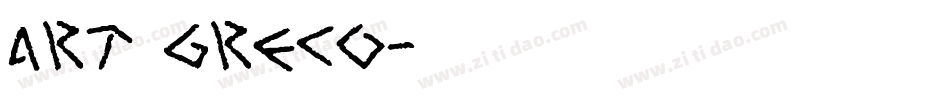 Art Greco字体转换